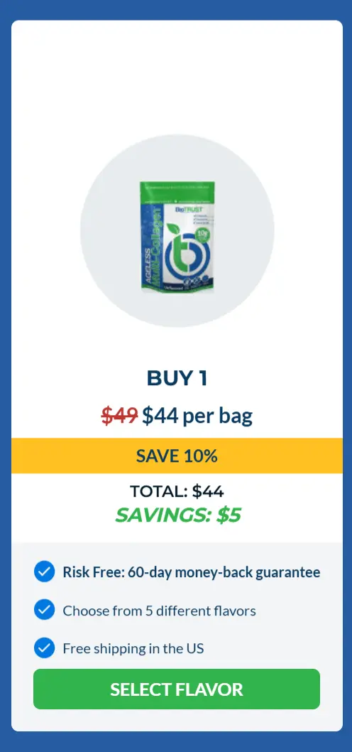 BioTrust Collagen offer price